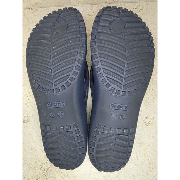 Crocs Kadee II Thong Flip Flops Women Sz 10 Comfort Beach Vacation Casual Sandal - Picture 6 of 7